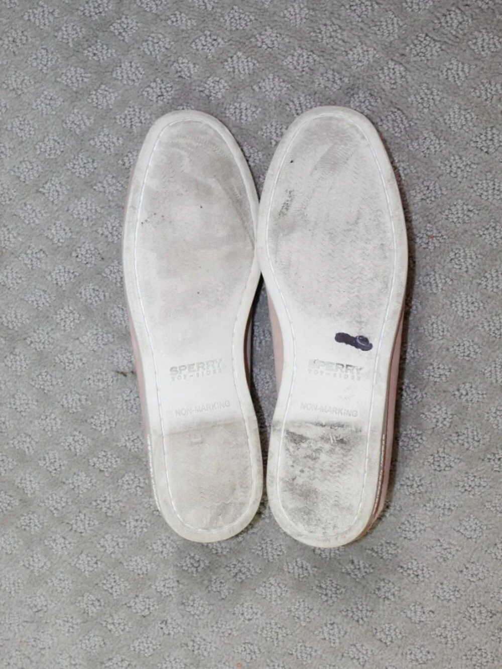 Sperry Size 8.5 Pink Leather Satin Ribbon Topsiders Loafers